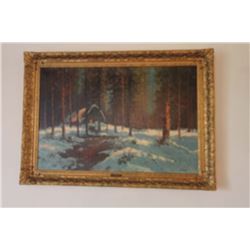 Framed Picture (Believed to be by Frank Wallis)