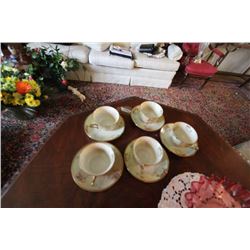 Prussia Cups & Saucers (5)