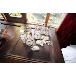 Very Old Nativity Scene (Wooden Complete)