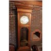 Image 1 : 1/4 Cut Oak Grandfather Clock