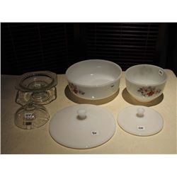 Butter Dish - 2 Bowls w/ Lids