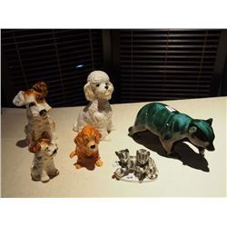 Sylvac England Dogs 4 - BMP Bear - Germany Cat