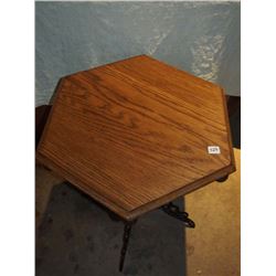 Hexagon Oak Table