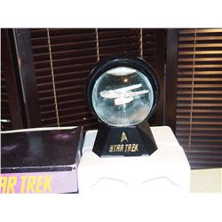 Star Trek Lighted Star Globe USS Enterprise