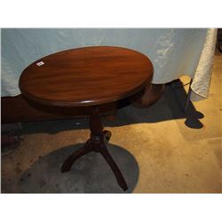 Oval Wood Table w/ Dowel