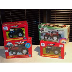 3 Britains Die Cast Tractors Siku Farmer Tractor