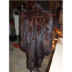 Muskrat Fur Coat