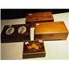 Image 1 : Wooden Boxes 1w/ musical in lay