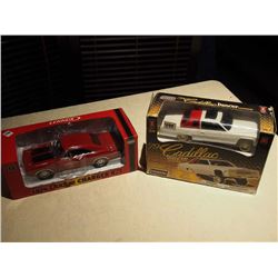 Lennox Die Cast 1970 Dodge Charger / 1979 Cadillac Dancer in Box