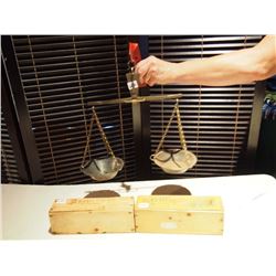 Kraft & Primrose Wooden Cheese Boxes 0 Miners Steel Scale (bake king)