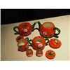Image 2 : Tomato Set 6 pcs - Tea Pots (2) - Cream & Sugar - S&P Shakers