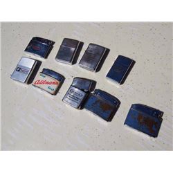 Various Advertising Lighters (Mostly Zippo Canada)