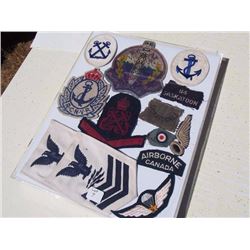 Various Cloth Military Patches (WWII Training, Prince Rupert Signals)