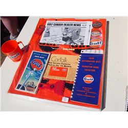 Misc. Gulf Advertising (Maps, Bottle Opener, Cup, Ext)