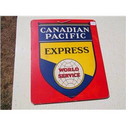 Canadian Pacific Express Sign (Press Board)