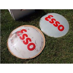 16.5’’ Esso Globe Lenses (2) (Original)