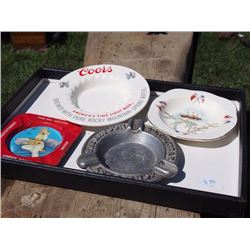 Advertising Ashtrays (4)
