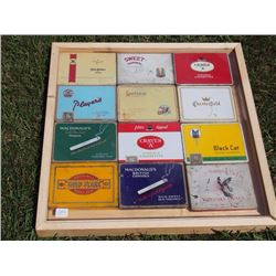 Flat 50s Tobacco Tins (12)