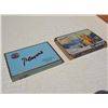 Image 1 : Players Flat 50 Tin W/ Ski Scene Cardboard Sleeve