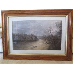 Framed Painting W/ Signature