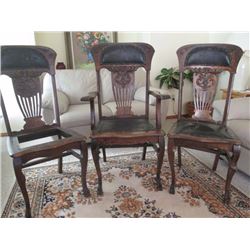 Antique Chairs (3) Somewhat Damaged