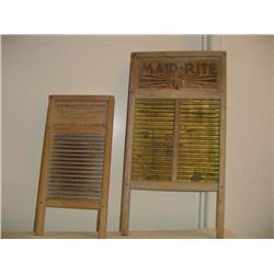 Old Zinc And Brass Wash Boards (2)