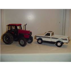 Advertising Toy Case Tractor And Case Tonka Truck