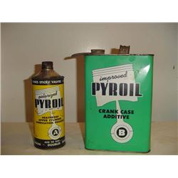 Nice Old Pyroil Oil Tins (2)
