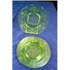 Image 1 : Green Depression Lunch Plates (5)