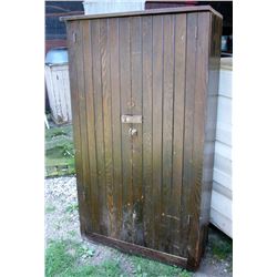 56" x 33" Wide x 13" Deep Wainscoting Jelly Cupboard