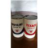 Image 1 : Pair of Texaco Quart Tins