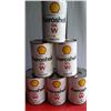 Image 1 : NOS Aeroshell W Oil Tins (6)