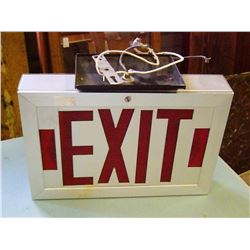 Electric EXIT sign