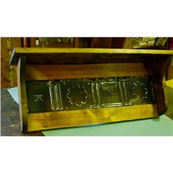 27x10 ½ inch Shelf built from reclaimed wood