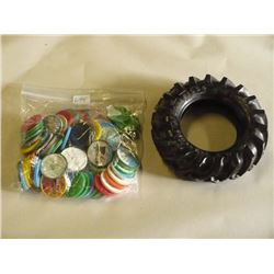 Rubber Firestone Tire / Jello Wheels 1950's