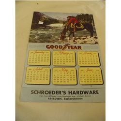 1945 Schroders Hardware Calendar