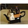 Image 1 : Ceramic Sewing Machine Tea Pot Music Box