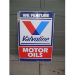 Metal Valvoline Motor Oil Sign
