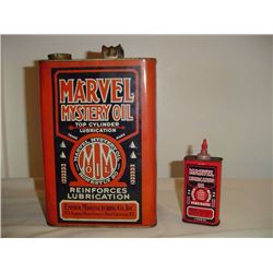 Old Mystery Oil Tins (2)