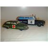 Image 1 : Old Tins (2) Cars Police And Red Cross