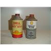 Image 1 : Cone Top Shell Oil Tins (2)