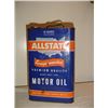 Image 1 : 1/2 Gallon Sears Allstate Motor Oil Tin (2)