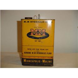 1 Gallon Minneapolis Moline Oil Tin