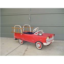 1960's Fire Chief Pedal Car With Ladders