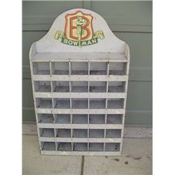 1950's Boman Service Station Storage Shelf