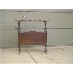 Old Wooden Magazine Stand