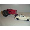 Image 1 : Old Toy Tractor And Metal Car