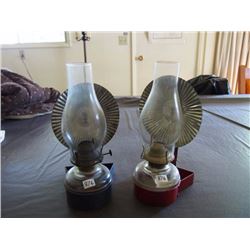 Wall Mounted Oil Lamps (2)