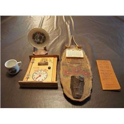 Advertising Pieces (5) Washington Mini Mug & Dish, Leaveanote from Waskesin Lake, Pocket Guide