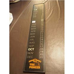 The Pioneer 75 Years Display Calender